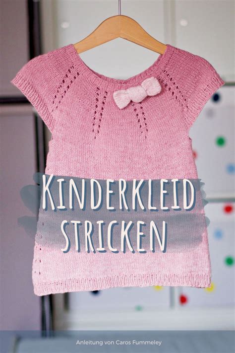 Kleid Für Kinder Stricken Niedliches Baby Und Kinderkleid Jette In 6