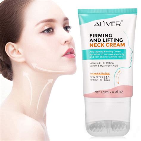 Buy Neck Firming Cream With Roller Massage Neck Tightening Cream Neck Moisturizer Anti Anti