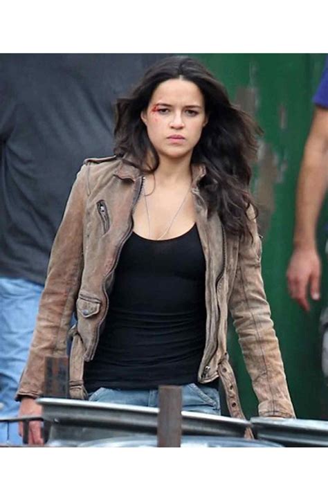 Michelle Rodriguez Fast And Furious Letty Ortiz Leather Jacket