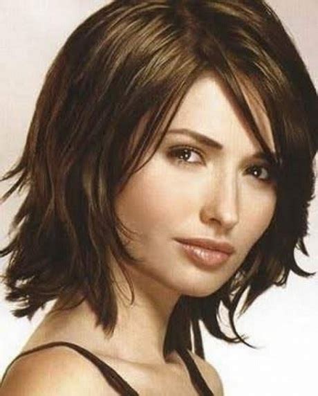 This allows you place the curls one on top of the other, building up a beautifully full head of hair. Medium length haircuts for fine straight hair