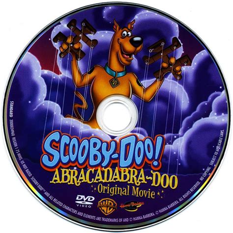 Scooby Doo Abracadabra Doo Scanned Dvd Labels Scooby Doo Abracadabra Doo English Cd Dvd