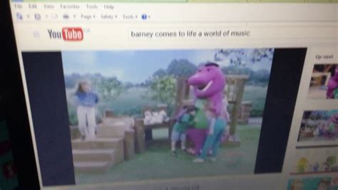 Barney Comes To Life A World Of Music Youtube