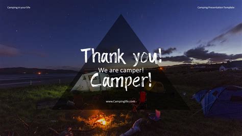 Camping Powerpoint Presentation Templates