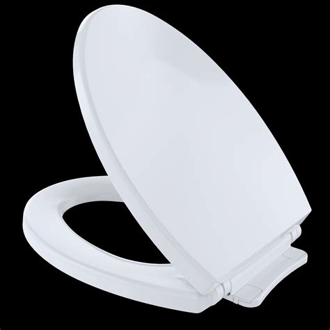 Toto Plastic Cotton White Elongated Soft Close Toilet Seat Ss114 01