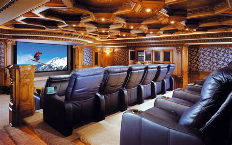 The french call theirs salle 1, 2, 3. Luxury Home Theater wallpapers and images - wallpapers ...