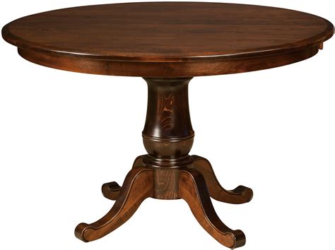 Chancellor Single Pedestal Table Brandenberry Amish Furniture