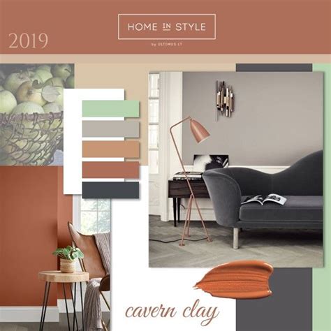 Cavern Clay Color Of 2019 House Color Palettes Interior Decorating