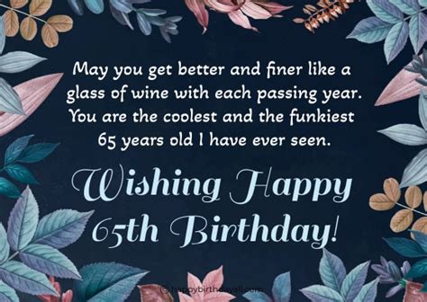 Happy 65th Birthday Wishes Happy 65th Birthday Images Quotes 2023