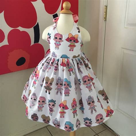 Custom Made To Lol Surprise Girl Dress Sz12m To 6t 40 45 Plus Shipping