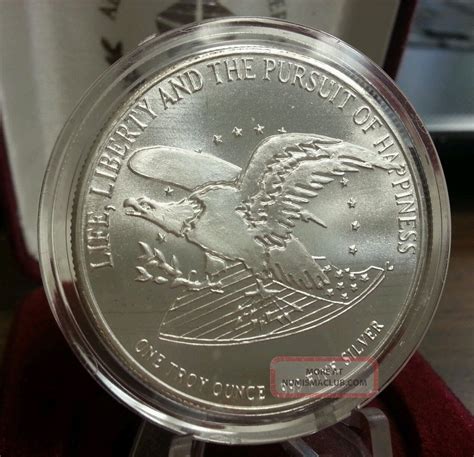 Chrysler Honors The Bill Of Rights 1791 1991 1 Oz Silver Round