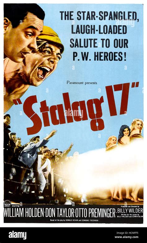 Stalag 17 Top Left From Left William Holden Robert Strauss 1953