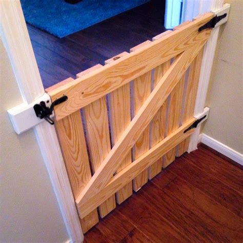 We use reclaimed oak for most of our gates and new, hard maple for our painted gates. House of Gates | Diy baby gate, Home projects, Home diy