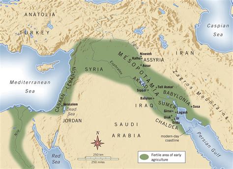 Mesopotamia Map For Kids