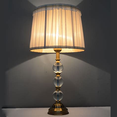 Better homes & gardens 70 victorian floor lamp with etched glass inside most recently released living room table lamp shades view. Vintage Luxury Crystal Ball Table Lamp E27 Living Room ...