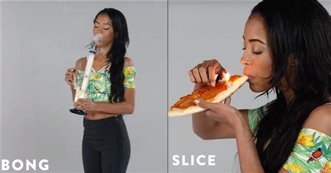 Watch This Insanely Hot Stoner Chick Demonstrate 100 Ways To Get High