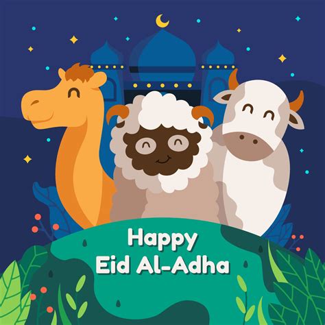 Happy Eid Al Adha Mubarak Celebration 2317570 Vector Art At Vecteezy
