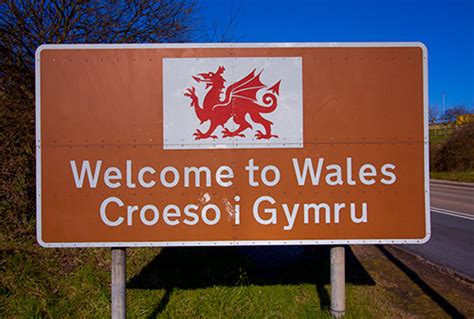 Welcome To Wales Sign