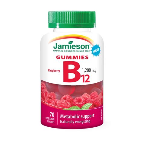 Buy Jamieson Vitamin B12 1200 Mcg Raspberry 70 Gummies For 1619