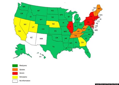 The State Of Drug Use In America In 9 Maps Huffpost Impact