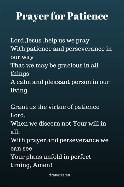 Praying For Patience Christian Inspirational Prayers