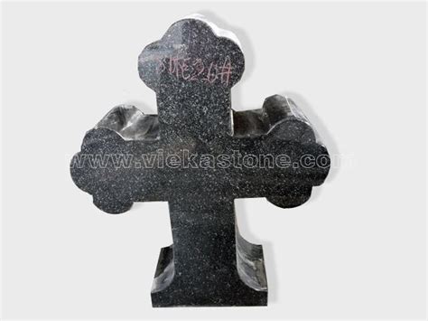 Cross Granite Tomb Headstone 003 Vieka Natural Culture Stone Slate