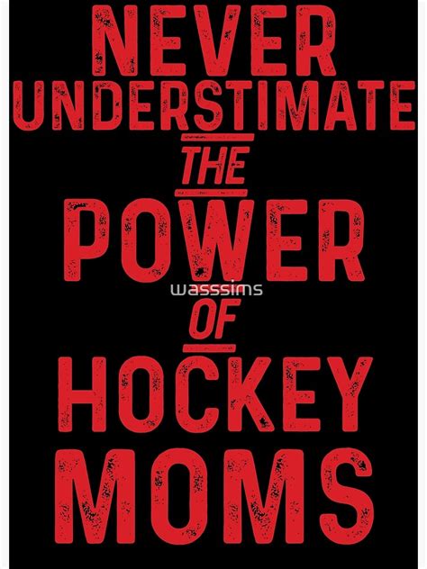 i love hot hockey moms funny red hockey design poster for sale by wasssims redbubble