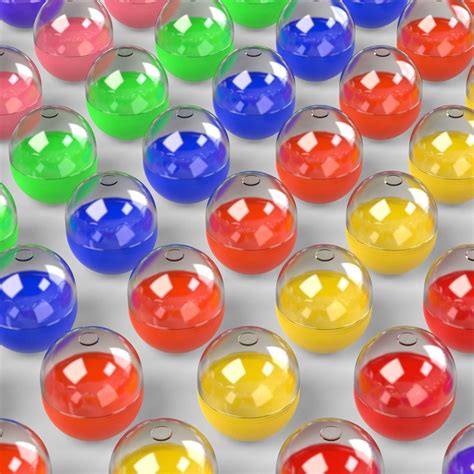 Buy Vending Machine Capsules Pcs Toy Capsules Colors Inches Oval Plastic Capsules
