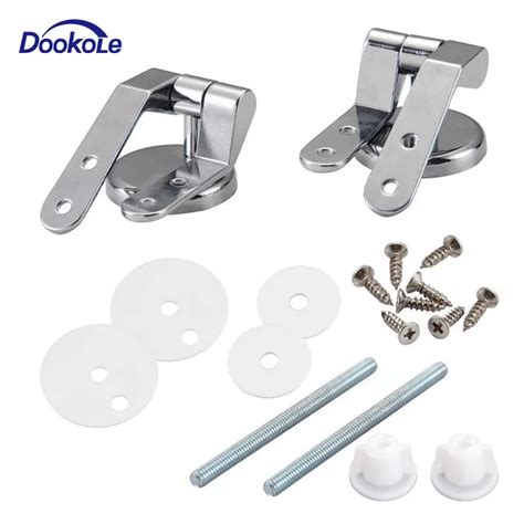 Toilet Seat Hinge Pcs Replacement Hinges For Toilet Seats Including Fittings Chrome Finished