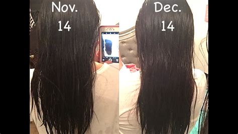 How My Hair Grew In 1 Month Hair Care Youtube