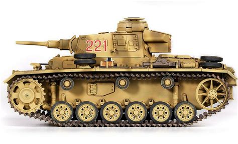 Academy 13531 German Panzer III Ausf J North Africa Tank Plastic Hobby