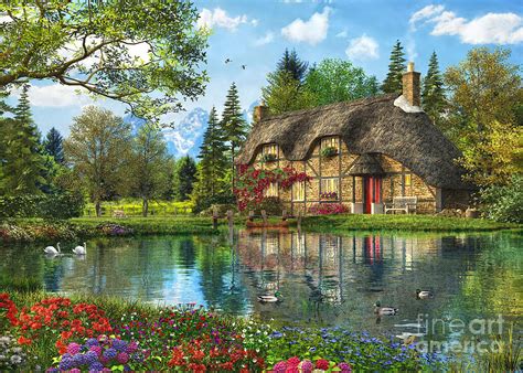 Lake View Cottage Photograph By Dominic Davison Pixels