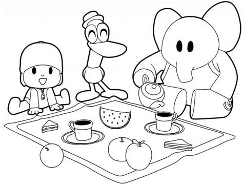 Desenhos Do Pocoyo Para Colorir Como Fazer Em Casa