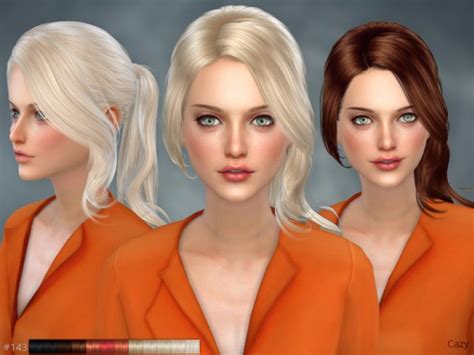 The Sims Resource Unofficial Hair By Cazy Sims 4 Hairs