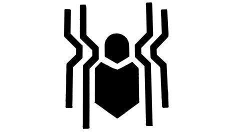 Black And White Spiderman Logo