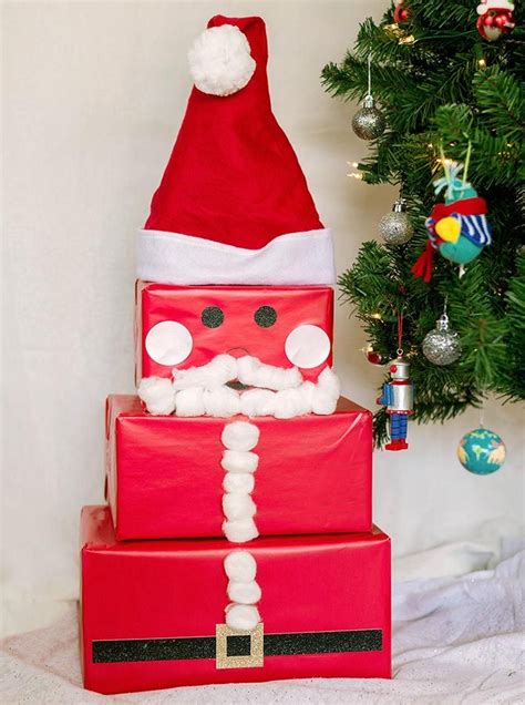 Towering Jolly Santa Claus T Box How To Christmas