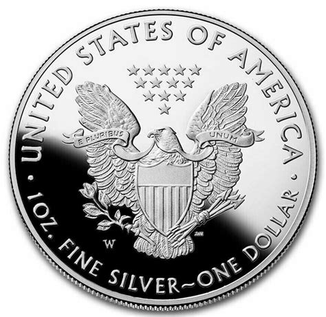 2020 W American Silver Eagle Bullion Coins Proof With Coa For Sale