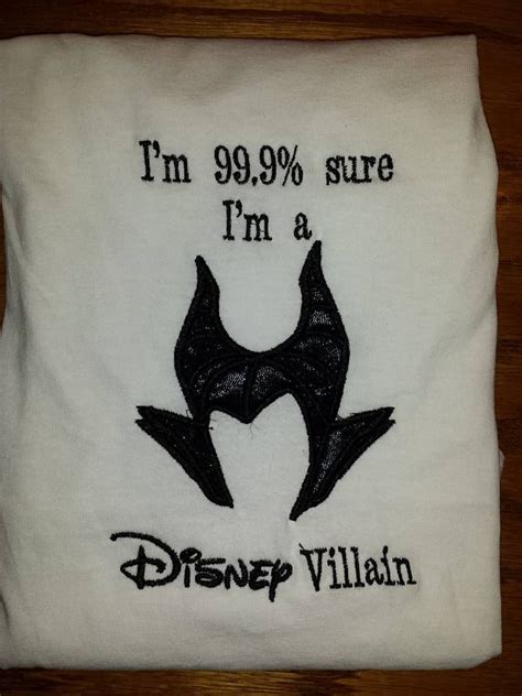 999 Sure I Am A Disney Villain Embroidery Design Digital Download 5x7