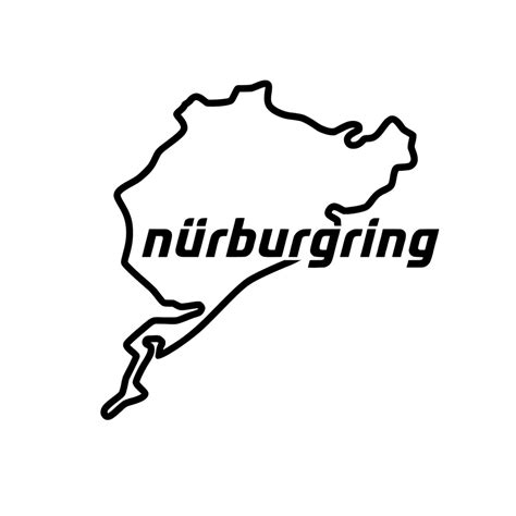 Nurburgring Track Decal Ramonsvinyls