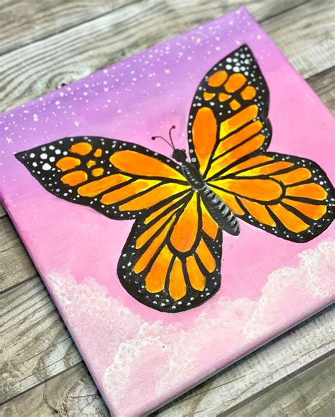 How To Paint A Butterfly Easy Beginner Step By Step Tutorial