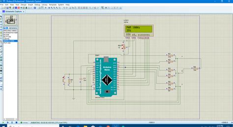 Arduino Component Tester Schematic