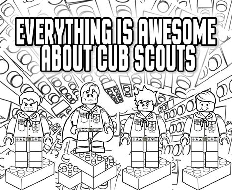 Free Cub Scout Coloring Pages Coloring Home