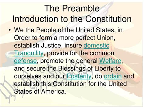 Ppt Introduction To The United States Constitution Powerpoint