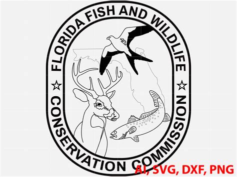 Florida Fish And Wildlife Conservation Commission Badge Logo Etsy