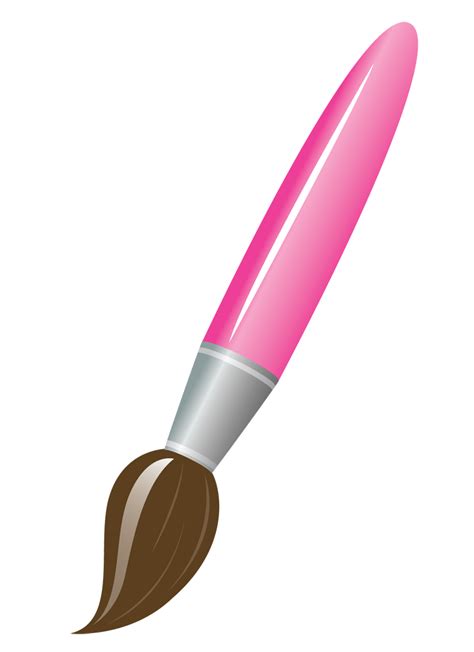 Paintbrush Drawing Clip Art Pink Paint Png Download 8001102 Free
