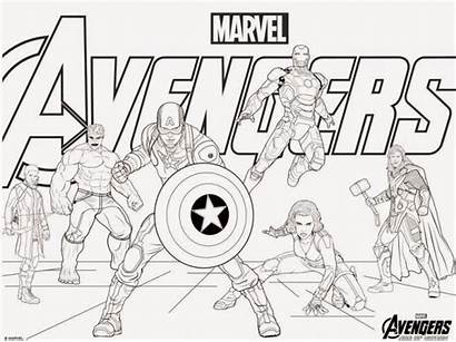 Avengers Coloring Marvel
