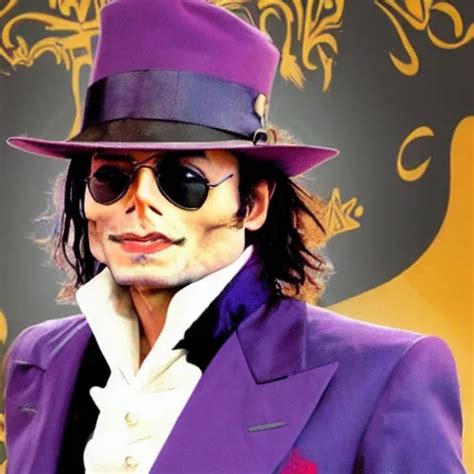 Michael Jackson As Johnny Depp Willy Wonka Futuristic Stable