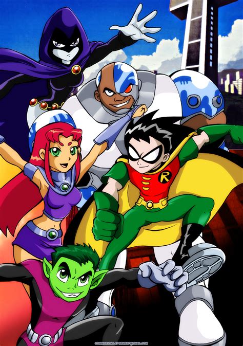 Cartoon Network Cartoon Teen Titans Cyan Hd Wallpaper