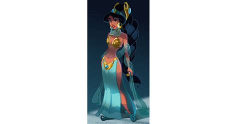 Slave Princess Jasmine Disney Star Wars Princess Art Popsugar Tech