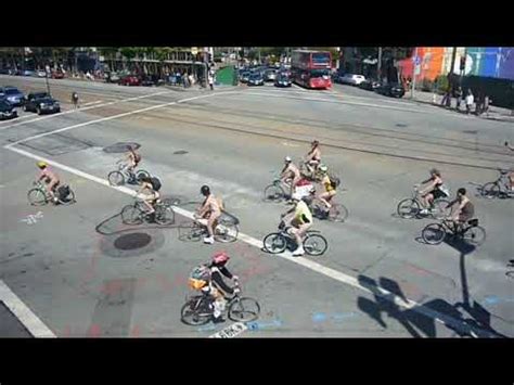 San Francisco S Annual Naked Bike Ride YouTube