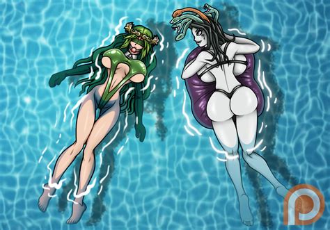 Medusa And Palutena Pool Sluts Patreon Reward By Remaker Hentai Foundry